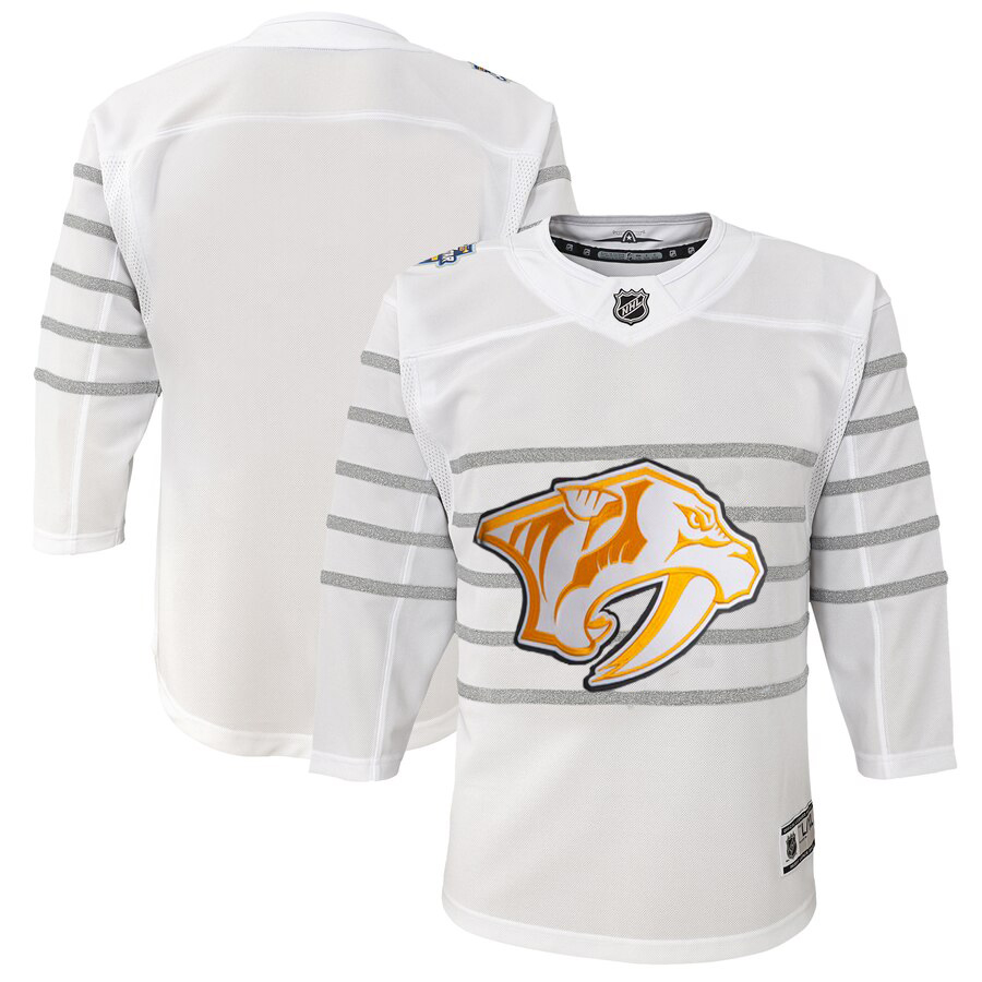 Youth Nashville Predators White 2020 NHL All-Star Game Premier Jersey